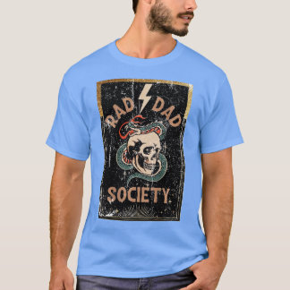 T-shirt Société Papa Rad Club Papa Cool Vie de Papa Fête d