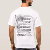 T-shirt Société pour la conservation de l'intégrité du (Dos)