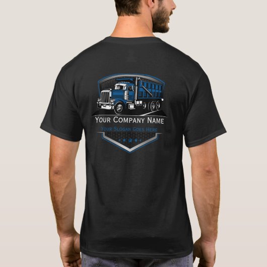 T-shirt Société professionnelle de camionnage (Dos)