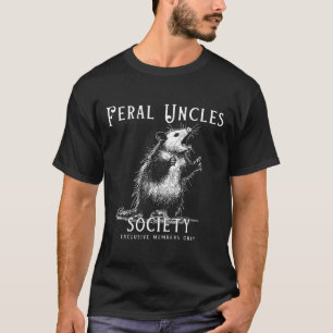 T-shirt Société rétro oncle sauvage drôle amateurs de opos