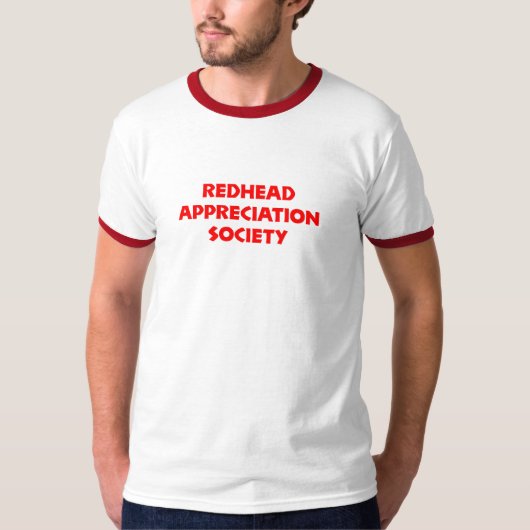 T-shirt Société rousse d'appréciation (Devant)