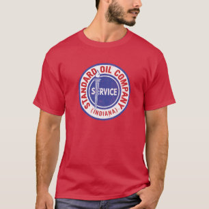T-shirt Société Standard Oil service Indiana vintage