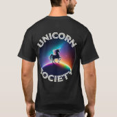 T-shirt Société Unicorn front & back (Dos)