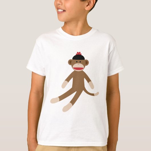 T-shirt sock monkey (Devant)