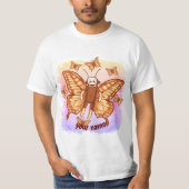 T-shirt Sock Monkey Butterfly (Devant)