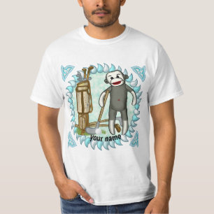 T-shirt Sock Monkey Golf