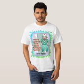 T-shirt Sock Monkey Infirmière (Devant entier)