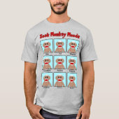T-shirt Sock Monkey Moods (Devant)