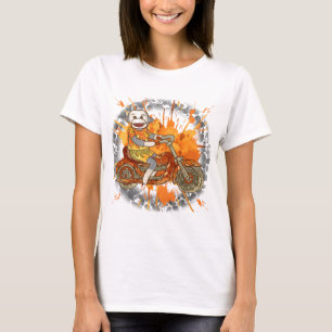 T-shirt Sock Monkey motard