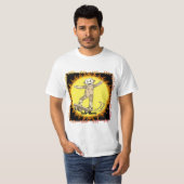 T-shirt Sock Monkey Skateboard (Devant entier)