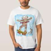T-shirt Sock Monkey Skater (Devant)