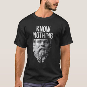 T-shirt Socrates Ne Connaît Rien Oracle De Delphi