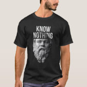 T-shirt Socrates Ne Connaît Rien Oracle De Delphi (Devant)