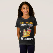 T-Shirt Soda et pizza (Devant entier)