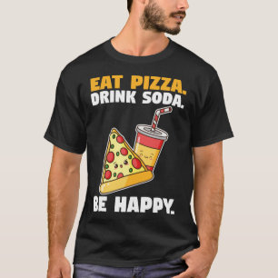 T-shirt Soda et pizza