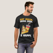 T-shirt Soda et pizza (Devant entier)