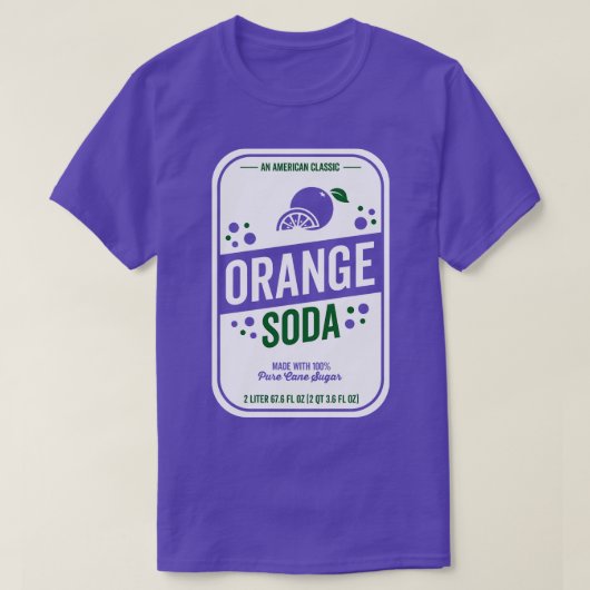 T-shirt Soda Group Halloween Costume Orange Soda (Design devant)