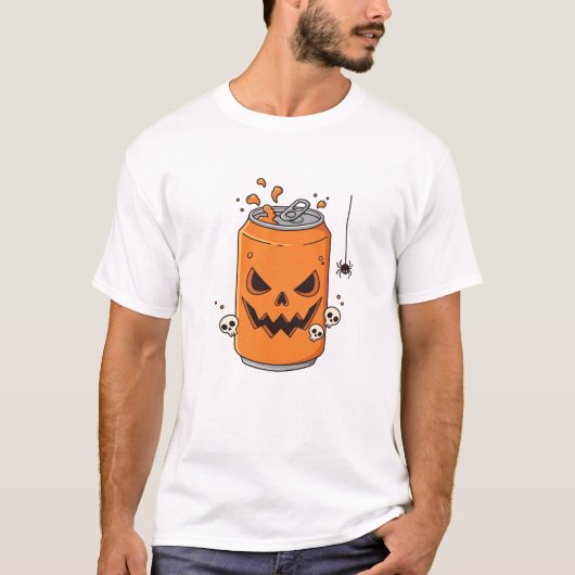 T-shirt soda orange (Devant)