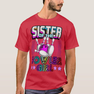T-shirt Soeur De La Bowler Girl Matching Family Bowling