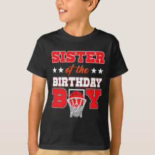 T-shirt Soeur de la fête de l'anniversaire du garçon Ller