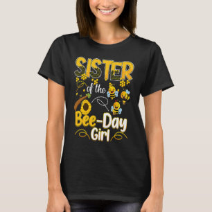 T-shirt Soeur De La Fête Des Abeilles Fille Amusante Famil