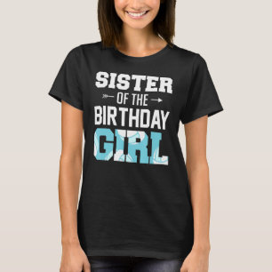 T-shirt Soeur De La Fille Anniversaire Famille De Volley-B