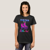 T-shirt Soeur De La Roller Girl Roller Patinage Anniversai (Devant entier)
