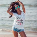 T-shirt Soeur de l'Anniversaire de la fille Equipe personn<br><div class="desc">Vous cherchez une chemise d'anniversaire qui fera de votre fête une réussite? Ne cherchez pas plus loin que nos maillots d'équipe d'anniversaire assortis! Ces tee - shirts élégants sont parfaits pour toute fête d'anniversaire. Nos chemises assorties font un grand cadeau pour vos amis et votre famille, et peuvent être portées...</div>