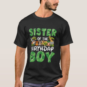 T-shirt Soeur De L'Anniversaire Garçon Deux Fête De Famill