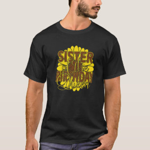 T-shirt Soeur De L'Anniversaire Queen Girls Anniversaire P
