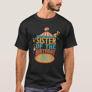 T-shirt Soeur De L'Anniversaire Ringmaster Kids Circus Par