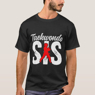 T-shirt Sœur de Taekwondo Combattante de Taekwondo