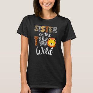 T-shirt Soeur des deux bébés sauvages Lion 2e anniversaire