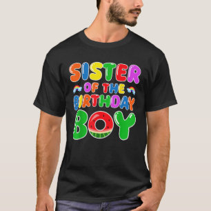 T-shirt Sœur drôle du garçon d'anniversaire Pastèque Anniv