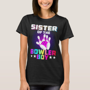 T-shirt Soeur Du Bowler Boy Matching Family Bowling B