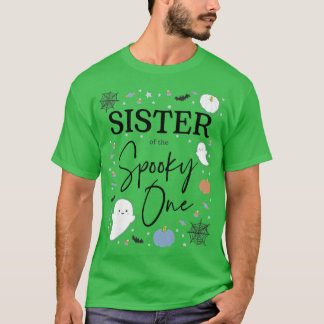 T-shirt Soeur du Éffrayant Un premier anniversaire garçon
