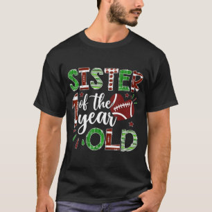 T-shirt Sœur du footballeur de 1 an pour son premier anniv