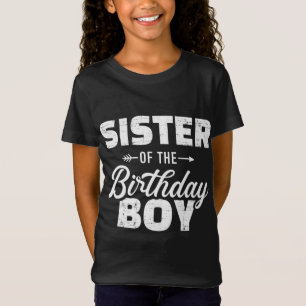 T-Shirt Soeur du garçon d'anniversaire fils jumelé famille