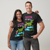 T-shirt Soeur du garçon d'anniversaire Funny Dinosaur Enfa (Unisexe)