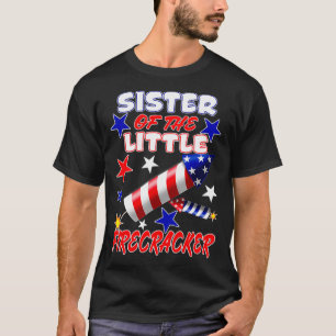 T-shirt Soeur du petit pétard 4 juillet enfants