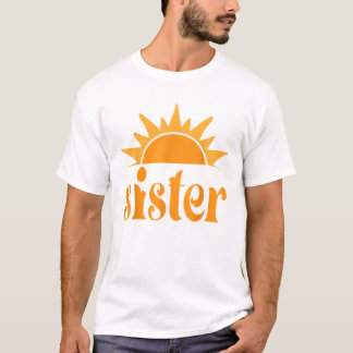 T-shirt Sœur du premier voyage d'anniversaire