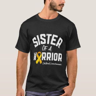 T-shirt Soeur D'Un Guerrier Sensibilisation Au Cancer Chez