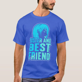 T-shirt Soeur Et Meilleure Amitié Amitié Soeurs vinta
