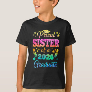 T-shirt Sœur fière d'un diplômé de la promotion 2026 Senio