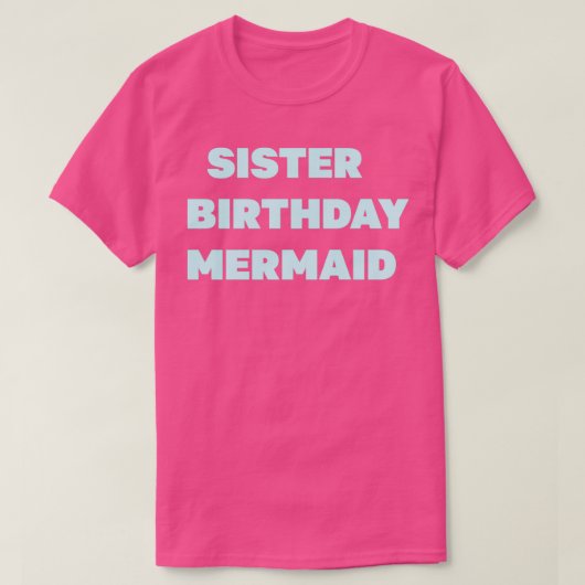 T-shirt soeur fille mermaid TAYLORx27S VERSION 3 (Design devant)