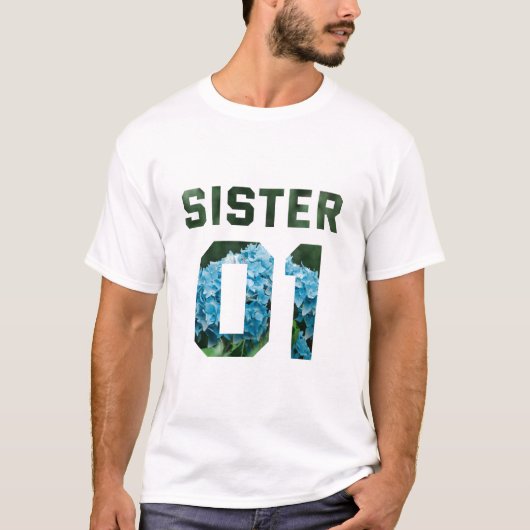 T-shirt Sœur Fleur 01 (Devant)