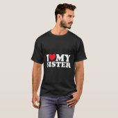 T-shirt Soeur J'Aime Mon (Devant entier)