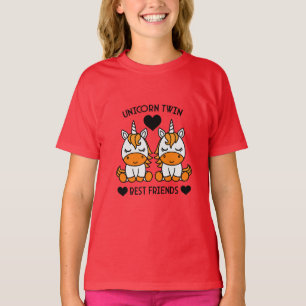 T-shirt Sœur jumelle licorne 
