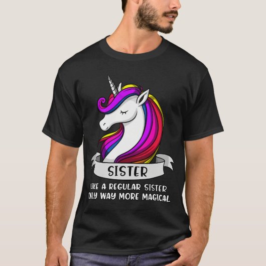 T-shirt Sœur Licorne (Devant)