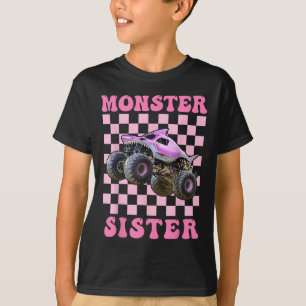 T-shirt Sœur Monster Truck Monster Truck est mon truc préf